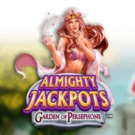 Almighty Jackpots: Garden of Persephone logo by Novomatic at Boomzino Casino