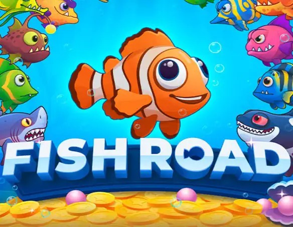 Fish Road logo by InOut Boomzino Casino