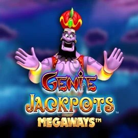 Genie Jackpots Megaways casino game by Blueprint Gaming – featured logo at Boomzino Casino