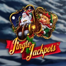 Jingle Jackpots slot icon by Dragon Gaming, available at Boomzino Casino