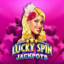 Lucky Spin Jackpots game by Novomatic – logo hosted on Boomzino Casino