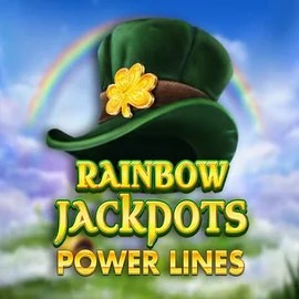 Jackpots logo of Rainbow Jackpots Power Lines from Red Tiger Gaming at Boomzino Casino