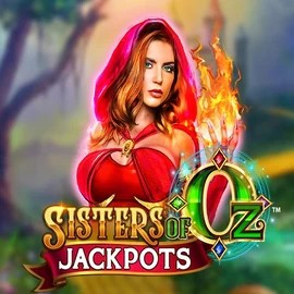 Official Jackpots logo: Sisters Of Oz Jackpots by Triple Edge Studios at Boomzino Casino